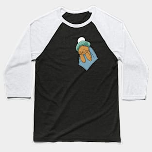 Cute Cat wearing a Beret in the Pocket Baseball T-Shirt